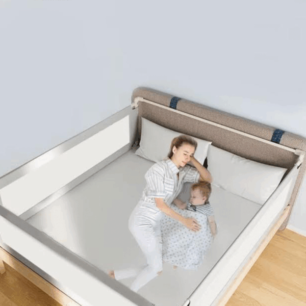 Ograda za Krevet <br>Tamno Siva · 160cm - Slika 4